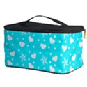 Hearts And Star Dot Blue Cosmetic Storage View3