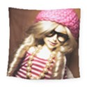 Cover Girl Square Tapestry (Large) View1