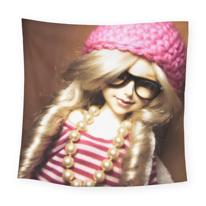 Cover Girl Square Tapestry (Large)
