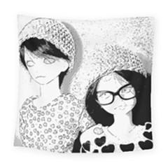 Twins Square Tapestry (large)