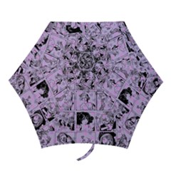 Lilac Yearbook 1 Mini Folding Umbrellas by snowwhitegirl