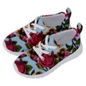 Lazy Cat Floral Pattern Blue Running Shoes View2