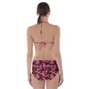 Lazy Cat Floral Pattern Pink Polka Cut-Out One Piece Swimsuit View2