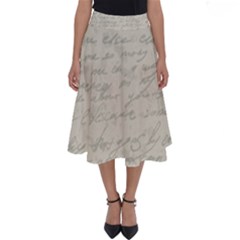 Handwritten Letter 2 Perfect Length Midi Skirt by vintage2030