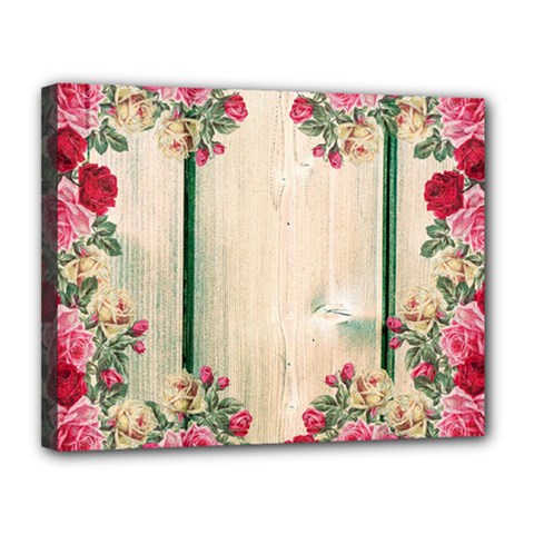 Roses 1944106 960 720 Canvas 14  X 11  (stretched) by vintage2030