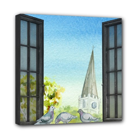 Town 1660455 1920 Mini Canvas 8  X 8  (stretched) by vintage2030