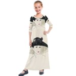 Vintage 2517502 1920 Kids  Quarter Sleeve Maxi Dress