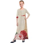 Vintage 1254711 960 720 Kids  Quarter Sleeve Maxi Dress