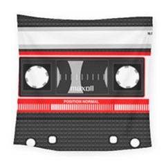 Compact Cassette Square Tapestry (large) by vintage2030