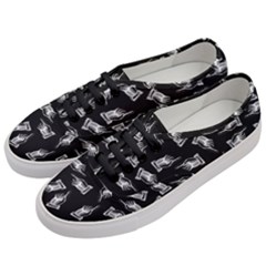 Pointing Finger Pattern Women s Classic Low Top Sneakers by Valentinaart