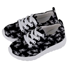 Pointing Finger Pattern Kids  Lightweight Sports Shoes by Valentinaart