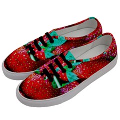Red Strawberries Men s Classic Low Top Sneakers by FunnyCow