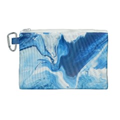 Cobalt Canvas Cosmetic Bag (large) by WILLBIRDWELL