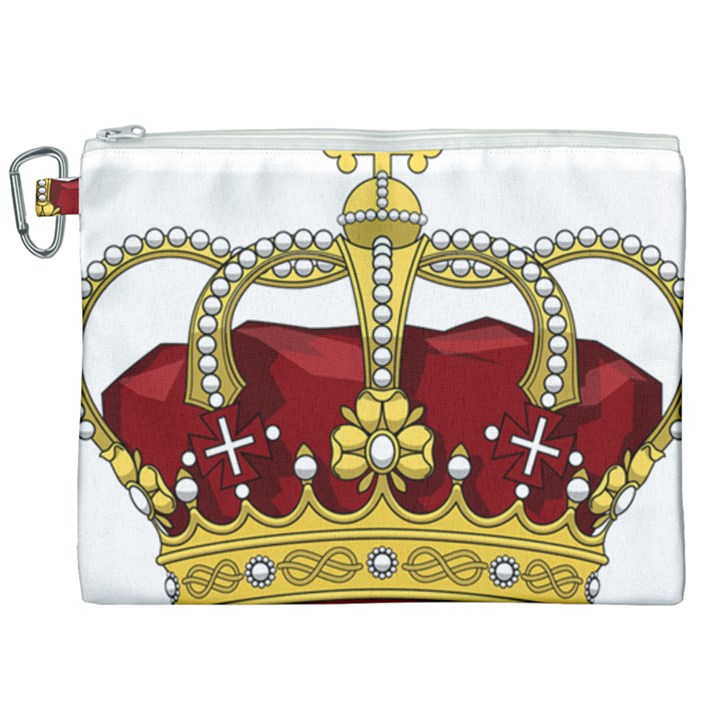 Crown 2024678 1280 Canvas Cosmetic Bag (XXL)
