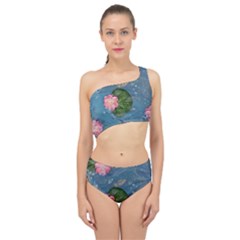 Water Lillies Spliced Up Two Piece Swimsuit by lwdstudio