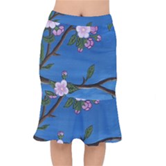 Cherry Blossoms Mermaid Skirt