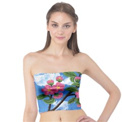 Cherry Blossoms Tube Top by lwdstudio