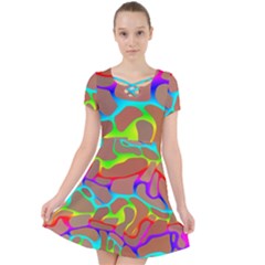 Colorful Wavy Shapes                                         Caught In A Web Dress