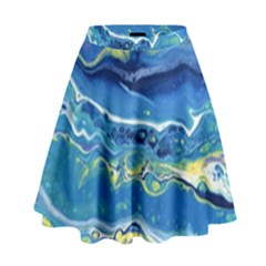 Sunlit Waters High Waist Skirt