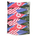 usa and north korea Large Tapestry View1