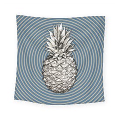 Pop Art  Pineapple  Square Tapestry (small) by Valentinaart