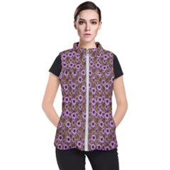 The Sky Is Not The Limit For A Floral Delight Women s Puffer Vest by pepitasart