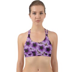 The Sky Is Not The Limit For Beautiful Big Flowers Back Web Sports Bra by pepitasart