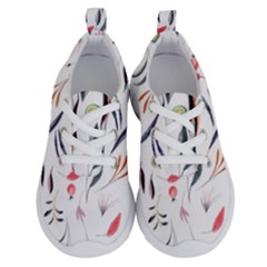 Watercolor Tablecloth Fabric Design Running Shoes