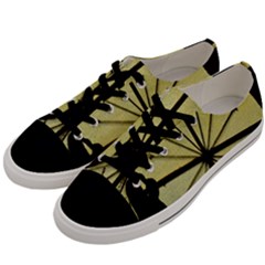 Window About Glass Metal Weathered Men s Low Top Canvas Sneakers