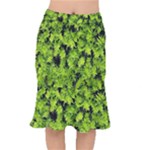 Green Hedge Texture Yew Plant Bush Leaf Mermaid Skirt