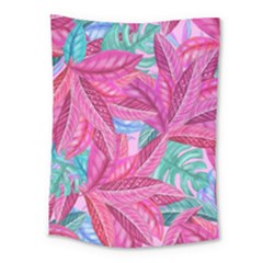 Leaves Tropical Reason Stamping Medium Tapestry by Sapixe