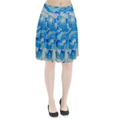 Space Fracture Pleated Skirt by WILLBIRDWELL