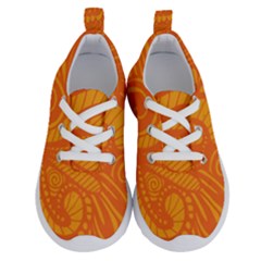 Pop Orange Running Shoes by ArtByAmyMinori