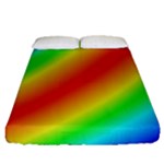 Background Diagonal Refraction Fitted Sheet (Queen Size)