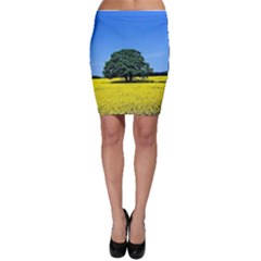 Tree In Field Bodycon Skirt