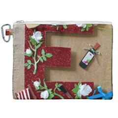 E Is For Everything Canvas Cosmetic Bag (xxl) by DeneWestUK