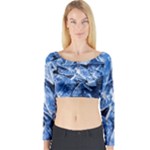 Cold Ice Long Sleeve Crop Top