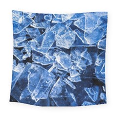 Cold Ice Square Tapestry (large) by FunnyCow