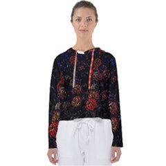 Floral Fireworks Women s Slouchy Sweat by FunnyCow