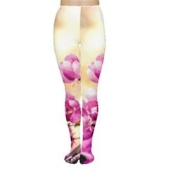 Paradise Apple Blossoms Tights by FunnyCow