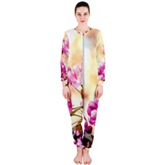 Paradise Apple Blossoms Onepiece Jumpsuit (ladies)  by FunnyCow