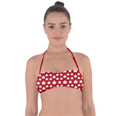 Cute Canada Swimwear Halter Bandeau Bikini Top by CanadaSouvenirs