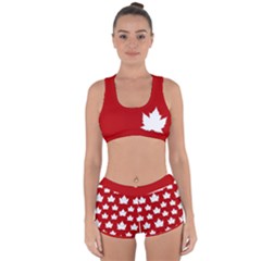 Cute Canada Swimwear Racerback Boyleg Bikini Set by CanadaSouvenirs