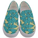 Leaves Dried Leaves Stamping Men s Canvas Slip Ons View1