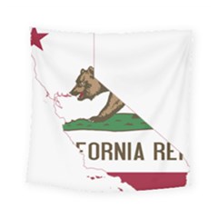 California Flag Map Square Tapestry (small) by abbeyz71