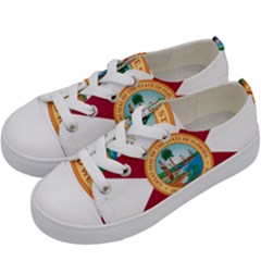 Flag Of Florida, 1900-1985 Kids  Low Top Canvas Sneakers by abbeyz71