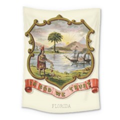Historical Florida Coat Of Arms Medium Tapestry by abbeyz71