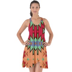 Misc Tribal Shapes                                                  Show Some Back Chiffon Dress by LalyLauraFLM