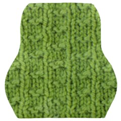Knitted Wool Chain Green Car Seat Back Cushion  by vintage2030