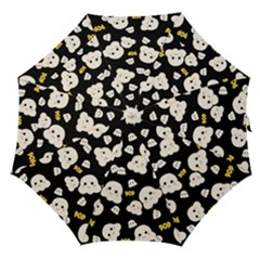 Cute Kawaii Popcorn Pattern Straight Umbrellas by Valentinaart